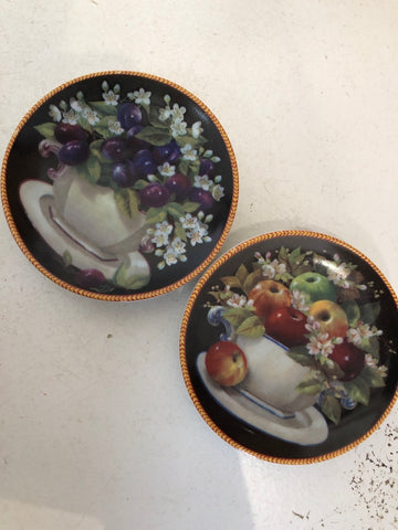 COPPIA PIATTO IN PORCELLANA T.LIMOGES H1.5XDIAMETRO8 CM