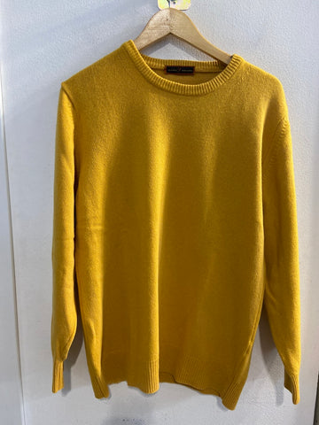 MAGLIONE C.FERRANTE TG50 GIALLO IN LANA UOMO