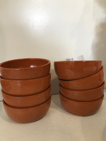 8 PIROFILE IN TERRACOTTA H5XDIAMETRO10 CM