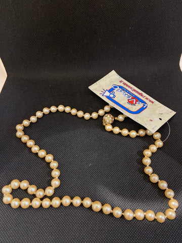 COLLANA PERLE AMBRATE C/SUSTA GIOIELLO