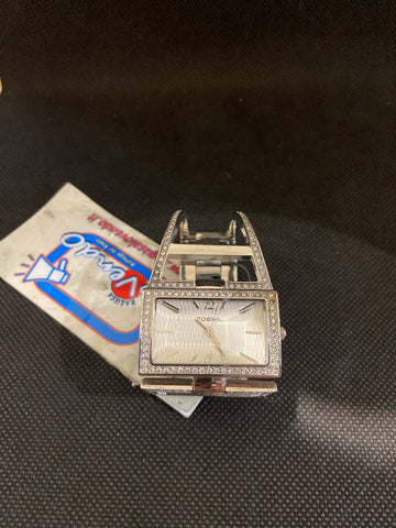 OROLOGIO BRACCIALE FOSSIL ARGENTATO C/STRASS