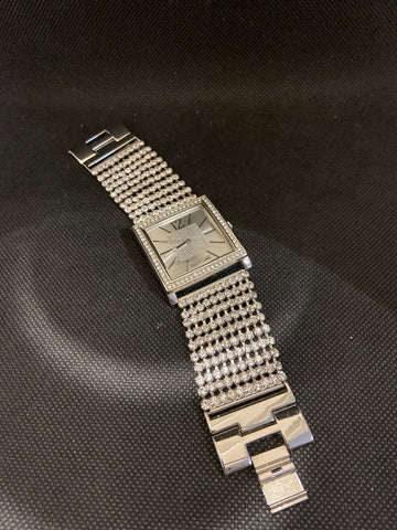 OROLOGIO BRACCIALE STRASS ARGENTATO