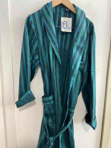 VESTAGLIA TG52 RIGHE VERDI UOMO(PARI AL NUOVO)