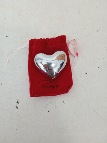 CUORE SONORO IN METALLO H3XL3XP1.5 CM