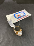 ANELLO DORATO PERLA BIANCA