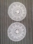 COPPIA CENTRINI D12CM UNCINETTO BIANCO