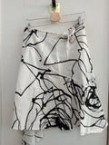 GONNA G.NETTI TG50 BIANCO/NERO IN LINO
