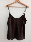 CANOTTA MAXMARA TG48 MARRONE MISTO SETA