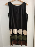 ABITO ITALIAN STYLE TG.M NERO C/FANTASIA A CERCHI