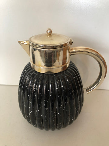 DECANTHER IN SILVER E VETRO H26XD18 CM