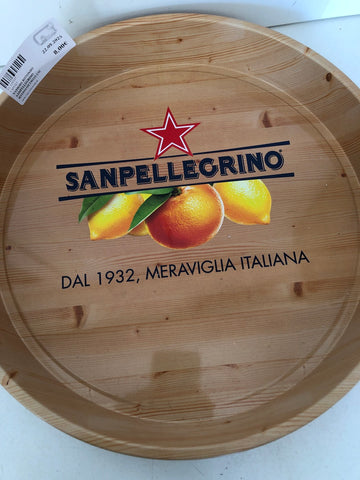 VASSOIO ROTONDO SANPELLEGRINO H5XDIAMETRO35 CM