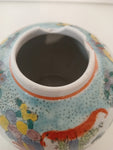 POTICHE IN PORCELLANA H12XD9 CM ( CON IMPERFEZIONE )