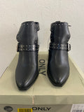 STIVALETTO BASSO ONLY C/BORCHIE MIS.38 NERO C/SCATOLO
