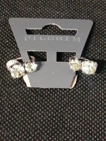 ORECCHINI PILGRIM STRASS VERDE(PARI AL NUOVO)