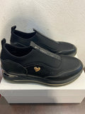 SNEAKERS BRACCIALINI MIS.38 NERO C/SCATOLO