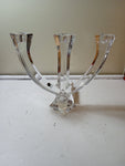 CANDELABRO TRE LUCI IN CRISTALLO IMPERATORE H20XL20 CM