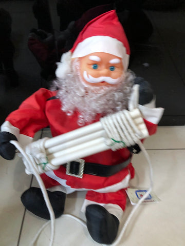 BABBO NATALE DA BALCONE H48XL25XP15 CM