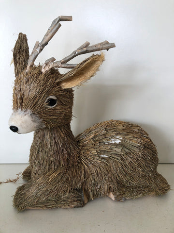 RENNA TIPO IN PELLICCIAA SEDUTA H28XL25XP10 CM ( LEGGERA IMPERFEZIONE )