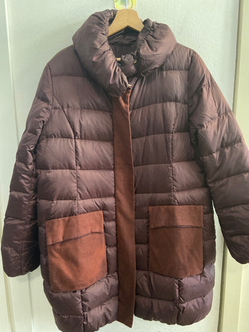 PIUMINO CARACTERE TG46 BORDEAUX DONNA