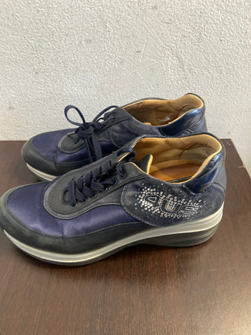 SNEAKERS PACIOTTI MIS.36 BLU STRASS DONNA