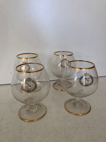 4 BICCHIERI COGNAC NAPOLEON