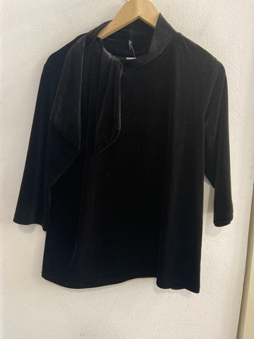 MAGLIA DONNA GOLDENPOINT TGXL NERO VELLUTO