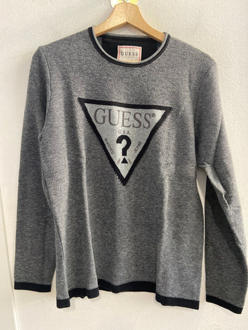 MAGLIONCINO GUESS TG, GRIGIO UOMO
