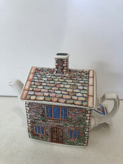 TEIERA IN PORCELLANA SADLER 17 TH CENTURY COTTAGE H15XL5XP5 CM
