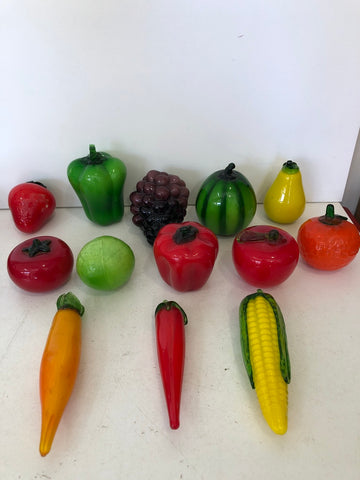 FRUTTA IN VETRO VARIE MISURE