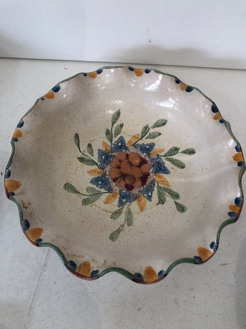 SVUOTA TASCHE IN CERAMICA M.P CALTAGIRONE H5XDIAMETRO18 CM