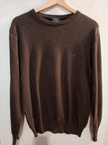 MAGLIONE BROOKSFIELD TG46 MARRONE UOMO