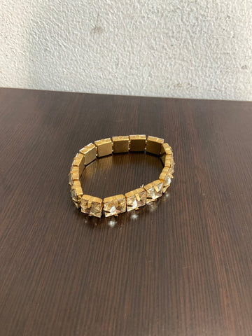 BRACCIALE DORATO C/PIETRE