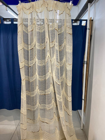 TENDA L170X250CM BIANCO/MARRONE TRAFORATO