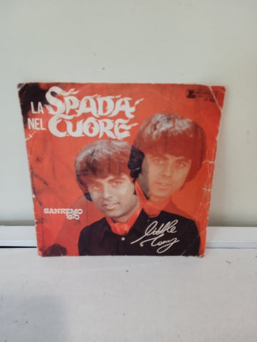 DISCO 45 GIRI LA SPADA NEL CUORE - LITTLE TONY