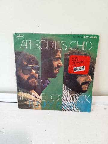 DISCO 45 GIRI IT'S FIVE O'CLOCK - APHRODITE'S CHILD