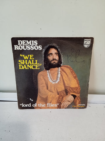 DISCO 45 GIRI  WE SHALL DANCE - DEMIS ROUSSOS