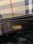 ZAINO BURBERRY IN PELLE BEIGE/MARRONE