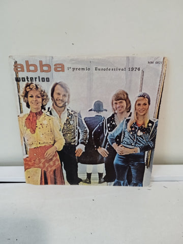 DISCO 45 GIRI WATERLOO - ABBA