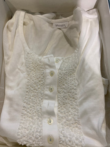 CAMICIA DA NOTTE MALIZIA TG42 BIANCO