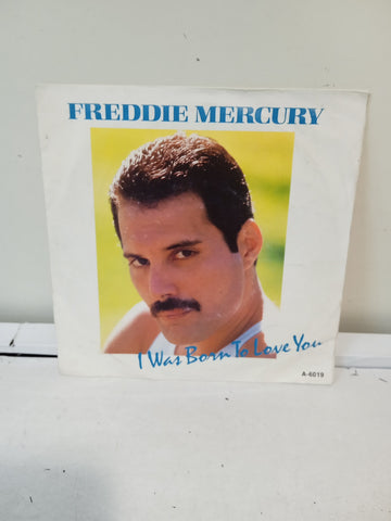 DISCO 45 GIRI I WAS BORN TO LOVE YOU - FREDDIE MERCURY