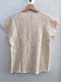 MAGLIA ELENA MIRO' TG46 PIZZO PANNA