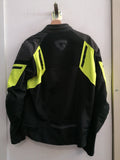 GIUBBOTTO MOTO REVI'T TGL NERO/GIALLO FLUO
