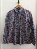 CAMICIA IWIE TG46 A FIORELLINI BLU/BIANCO/ROSSO