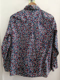 CAMICIA IWIE TG46 A FIORELLINI BLU/BIANCO/ROSSO