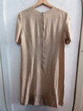 ABITO VINTAGE TGM BEIGE C/RICAMO