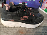 SNEACKERS SKECHERS MIS.38 NERO/ROSA C/SCATOLO