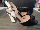 SANDALO SILVIAN HEACH MIS.40 NERO/BIANCO C/SCATOLO