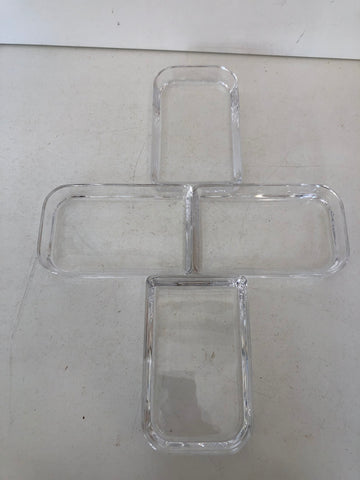4 ANTIPASTIERE IN VETRO H2XL14XP8 CM