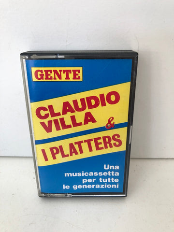 AUDIO CASSETTA CLAUDIO VILLA & I PLATTERS