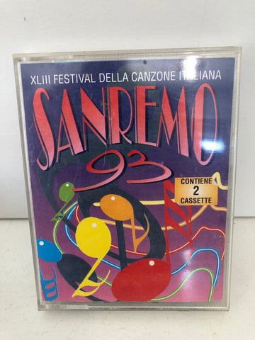 COFANETTO AUDIO CASSETTA SANREMO 93